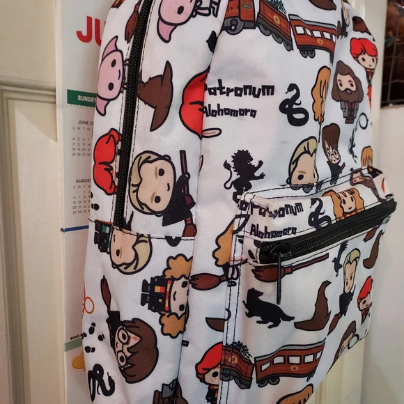 Harry Potter Laptop Backpack Chibi Characters Art Sublimated Bag - Picture 5 of 13